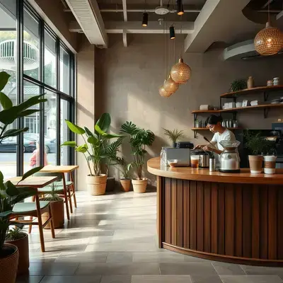 カフェ内装の施工事例