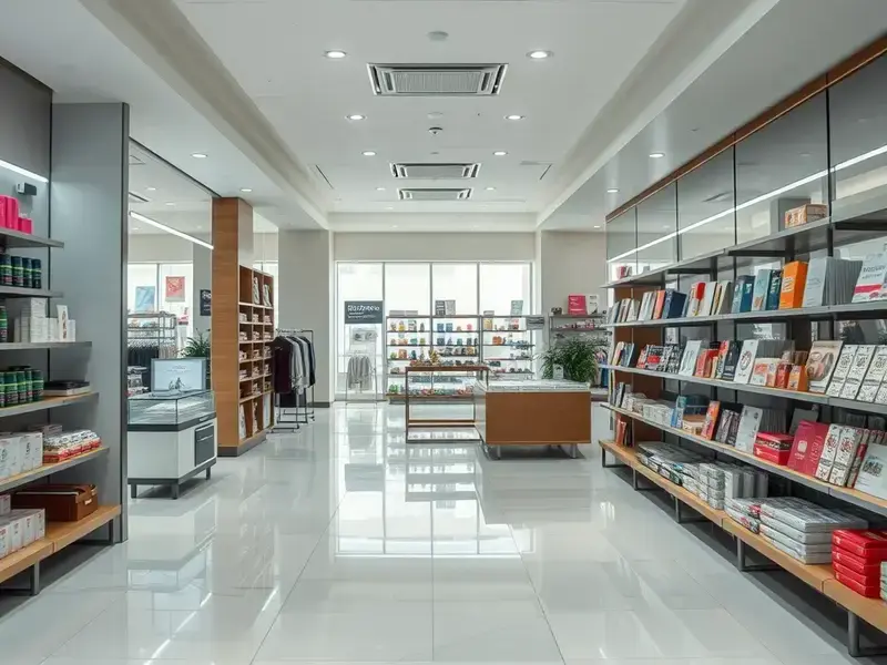 小売店床施工